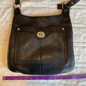 Coach black crossbody purse